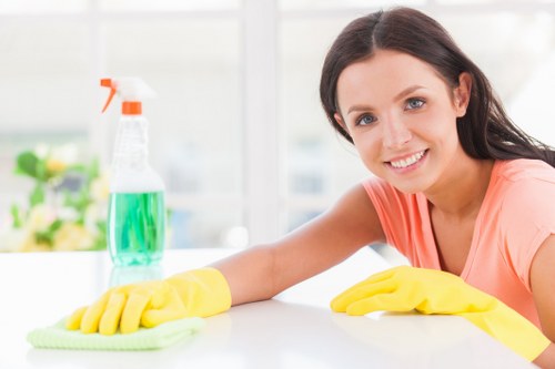 Regular cleaning service in a SW19 home kitchen