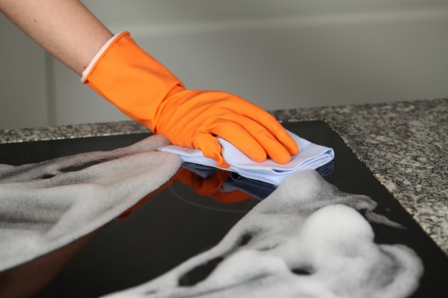 Shared entrance cleaning service in SW19 residential building