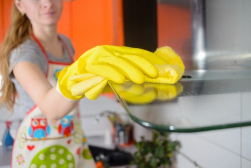 Move in cleaning for a flat in the SW19 area