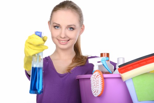 Cleaning dust and residue from renovated rooms in SW19