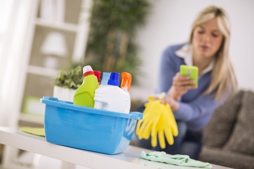 Detailed end of tenancy cleaning in a Wimbledon kitchen and bathroom